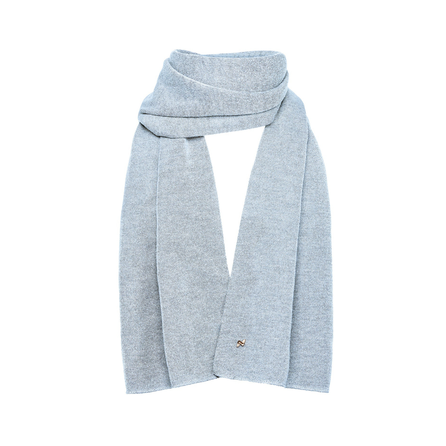 Merino Schal in hellblau