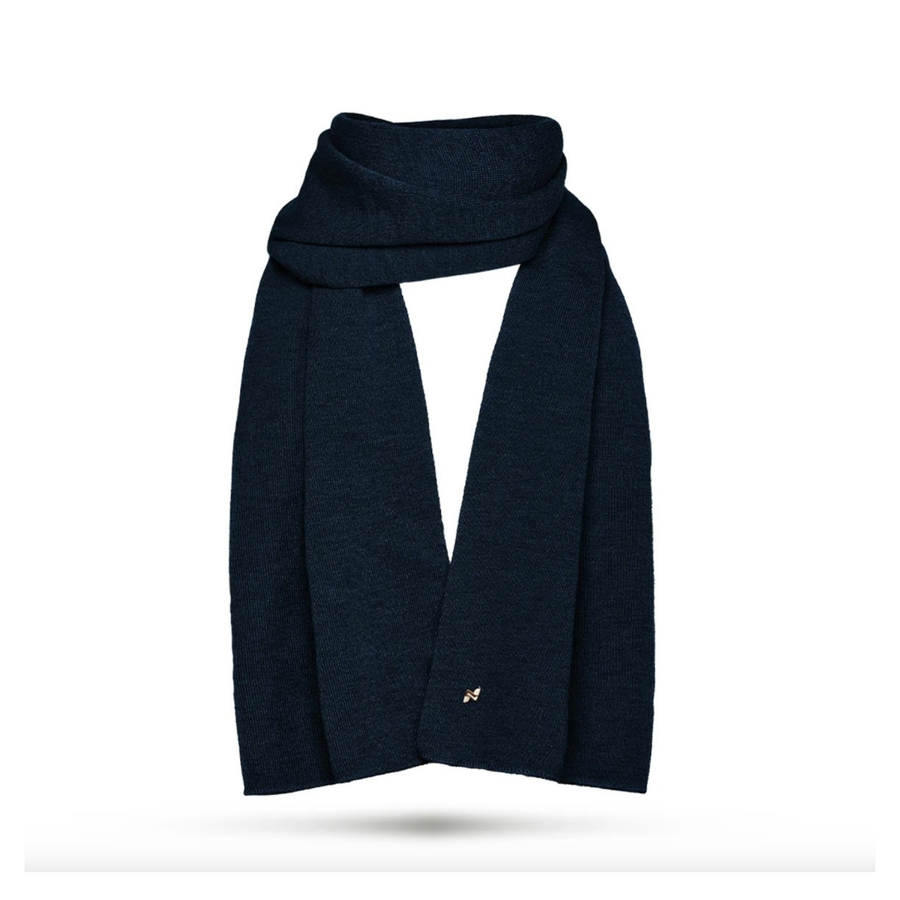 Merino Schal in navy