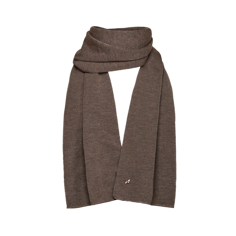 Merino Schal in taupe