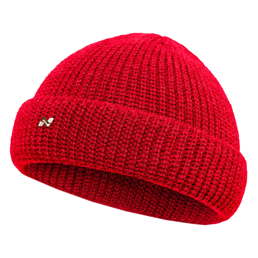 Kurze Cousteau-Mütze in rot