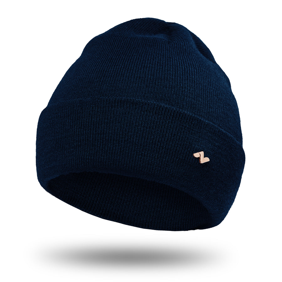 Merino Beanie in navy