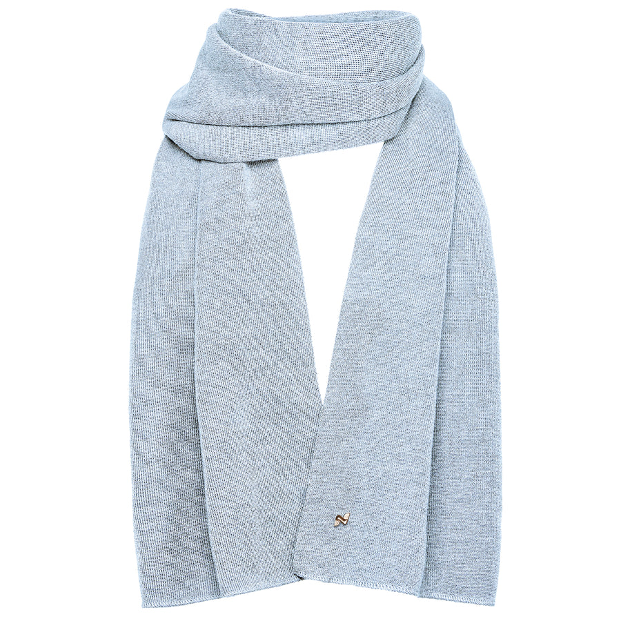 Merino Schal in hellblau