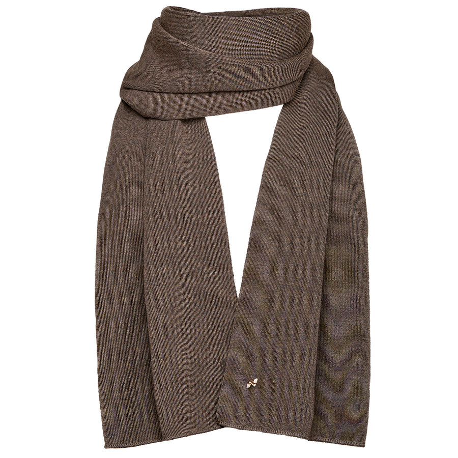 Merino Schal in taupe