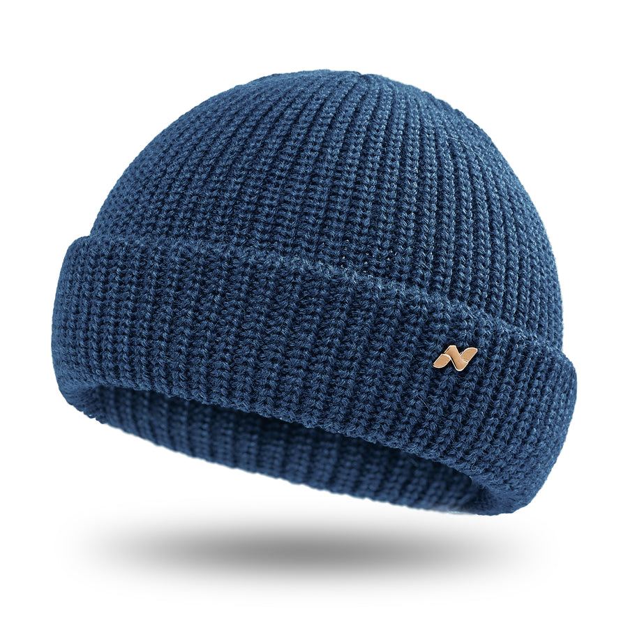 Troyer Mütze in jeansblau